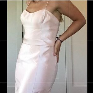 Pink Satin Dress (Never Worn!)